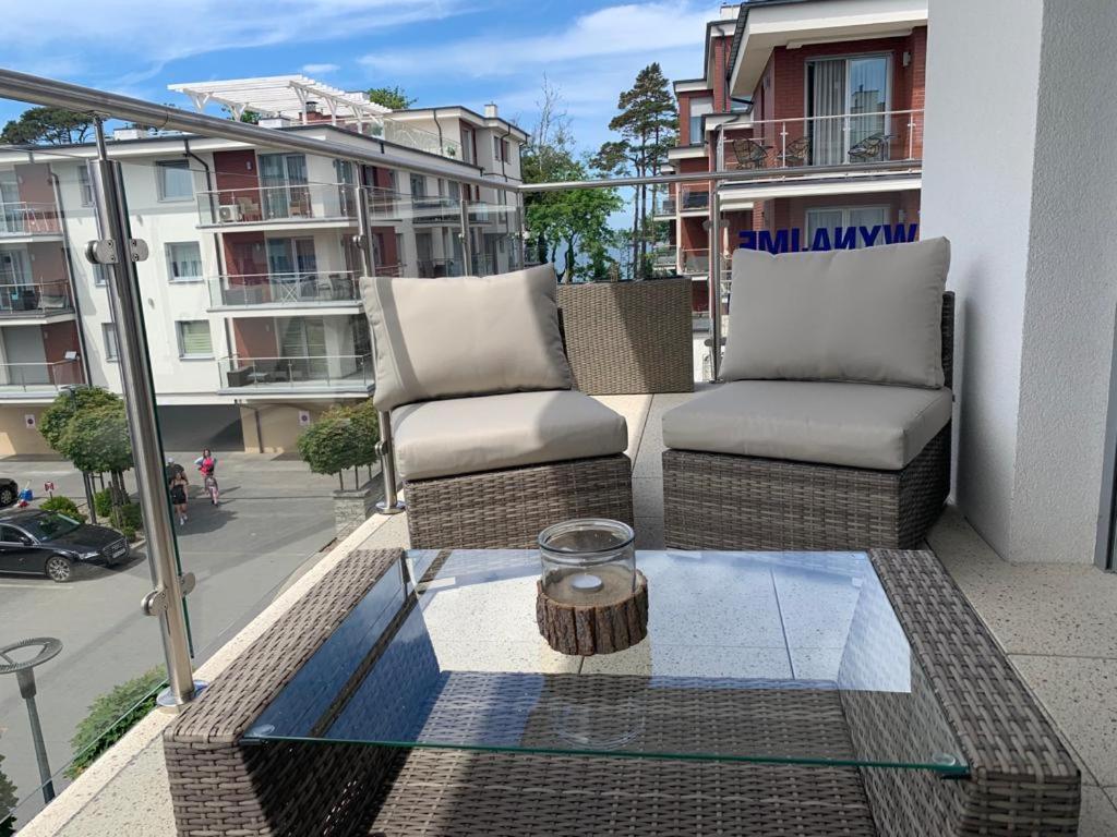 Apartament Nadmorski Z Basenem Klifowa Rewal Eksteriør bilde